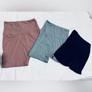 Set of 3 biker shorts size medium